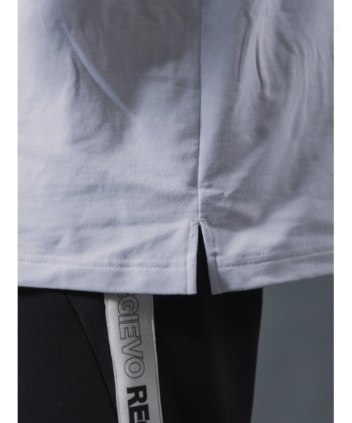 REGIEVO(レジエボ)の「REGIEVO ポケットつきドロップショルダーTシャツ(Tシャツ/カットソー・メンズ・ブラック/ホワイト・M/L)」の12枚目の写真