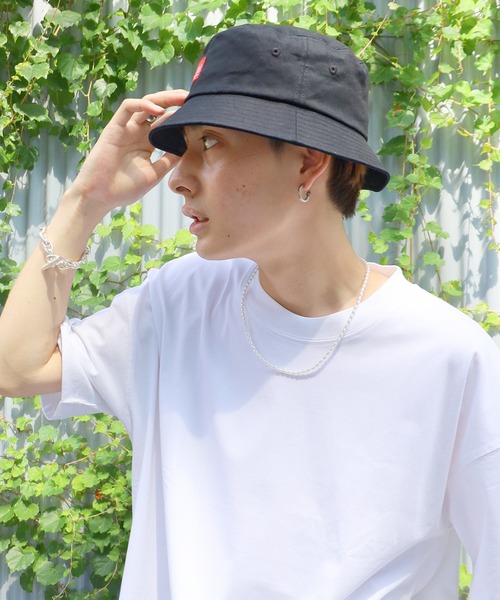 Manhattan Portage（マンハッタンポーテージ）の「【Manhattan Portage / マンハッタン ポーテージ】ロゴデザインバケットハット（ハット・メンズ・ホワイト/ブラック/ベージュ/ブラック系その他/ホワイト系その他・ONESIZE）」の14枚目の写真