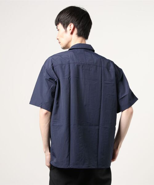 MANASTASH(マナスタッシュ)の「MANASTASH/マナスタッシュ SHELTECH LOGO SS SHIRTS シェルテックロゴショートスリーブシャツ(シャツ/ブラウス・メンズ・ブラック/ネイビー・MEDIUM/LARGE/X-LARGE)」の4枚目の写真