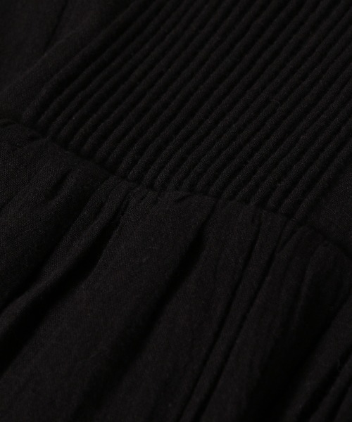 ADAM ET ROPE'(アダムエロペ)の「【WEB限定】コードピンタックカフタンワンピース(ワンピース・レディース・ホワイト/ブラック・FREE)」の16枚目の写真