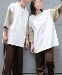 PairPair | バイカラーBOXTシャツ（ユニセックス）(Tシャツ/カットソー)