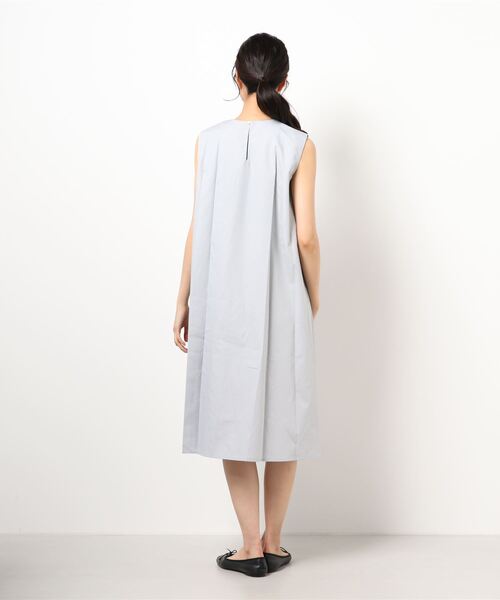 Ind Ind Mizuiro ワンピース ドレス クルーネックプリーツノースリーブワンピース ワンピース Mizuiroind ミズイロインド のファッション