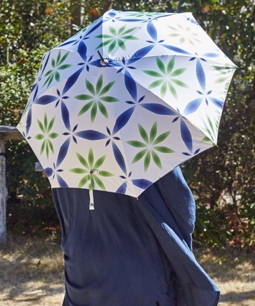 カヤ 雪花日傘 カヤ カヤ のファッション 晴雨兼用 長傘 ファッション雑貨 和の赴き傘 長傘 雪花日傘