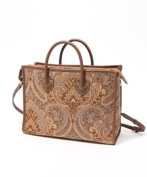 Andemiu（アンデミュウ）の「ジャガードトートⅡ956737（トートバッグ・レディース・レオパード/ブラウン/ブルー・FREE）」の12枚目の写真