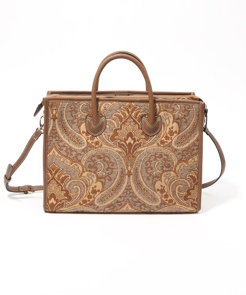 Andemiu（アンデミュウ）の「ジャガードトートⅡ956737（トートバッグ・レディース・レオパード/ブラウン/ブルー・FREE）」の18枚目の写真