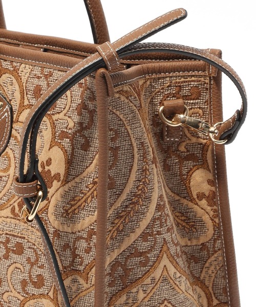 Andemiu（アンデミュウ）の「ジャガードトートⅡ956737（トートバッグ・レディース・レオパード/ブラウン/ブルー・FREE）」の19枚目の写真