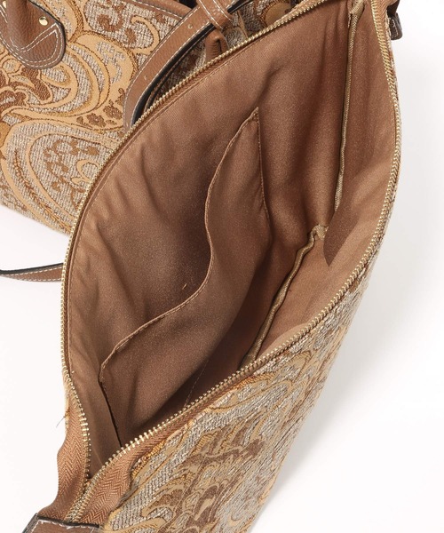 Andemiu（アンデミュウ）の「ジャガードトートⅡ956737（トートバッグ・レディース・レオパード/ブラウン/ブルー・FREE）」の14枚目の写真