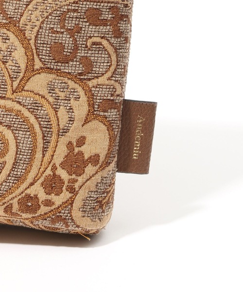 Andemiu（アンデミュウ）の「ジャガードトートⅡ956737（トートバッグ・レディース・レオパード/ブラウン/ブルー・FREE）」の6枚目の写真