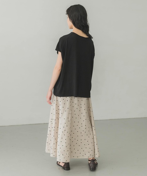 かぐれ（カグレ）の「リネン水玉スカート（スカート・レディース・ナチュラル・FREE）」の10枚目の写真