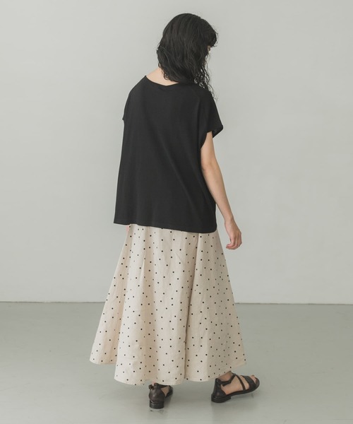 かぐれ（カグレ）の「リネン水玉スカート（スカート・レディース・ナチュラル・FREE）」の11枚目の写真