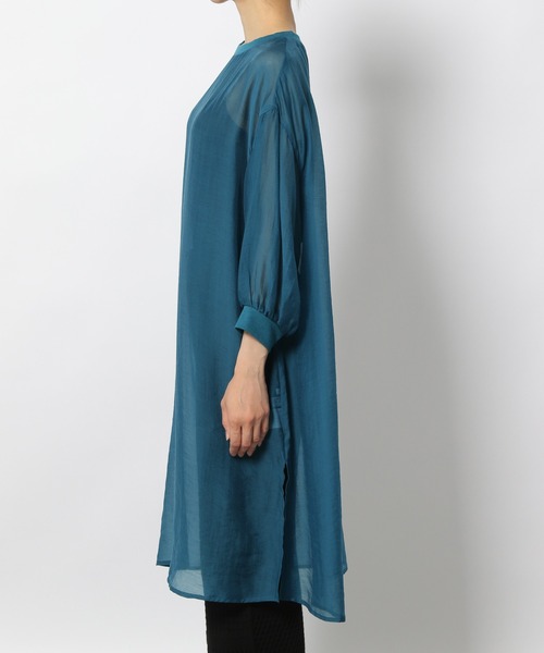 LAKOLE(ラコレ)の「シアーワッシャーパフチュニック(チュニック・レディース・ブラック/ベージュ/ロイヤルブルー・SMALL/MEDIUM)」の22枚目の写真