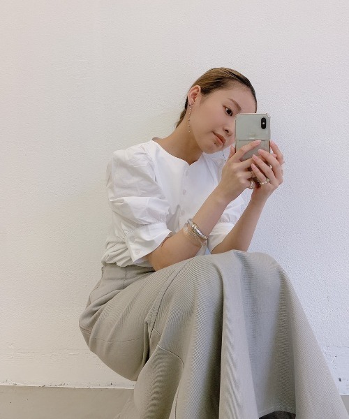 VANNIE U(ヴァニーユー)の「デニムマーメイドスカート(スカート・レディース・ライトブルー/ブルー/アイボリー・FREE)」の16枚目の写真