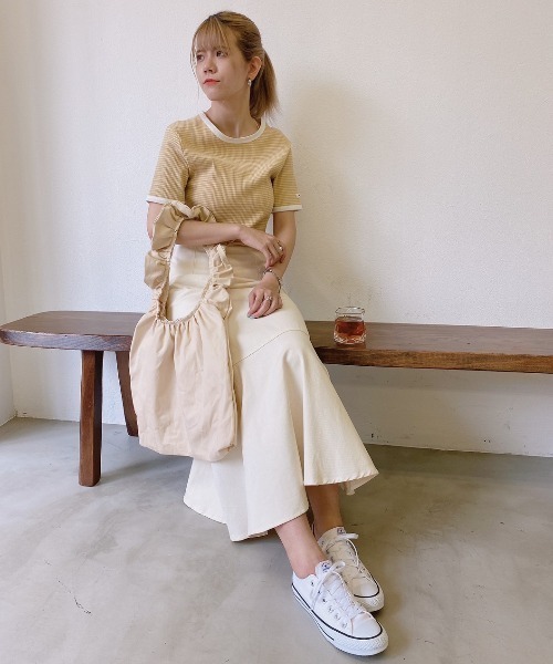 VANNIE U(ヴァニーユー)の「デニムマーメイドスカート(スカート・レディース・ライトブルー/ブルー/アイボリー・FREE)」の13枚目の写真