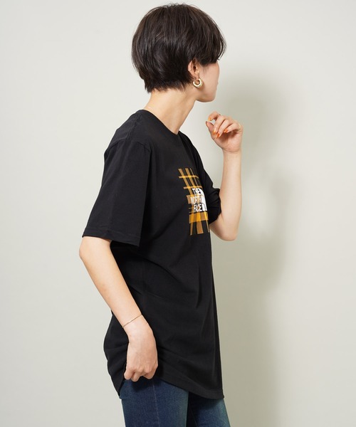 THE NORTH FACE(ザノースフェイス)の「THE NORTH FACE(ザ・ノース・フェイス) ボックスロゴ 半袖Tシャツ(Tシャツ/カットソー・レディース・ホワイト/ブラック・S/M/L)」の11枚目の写真