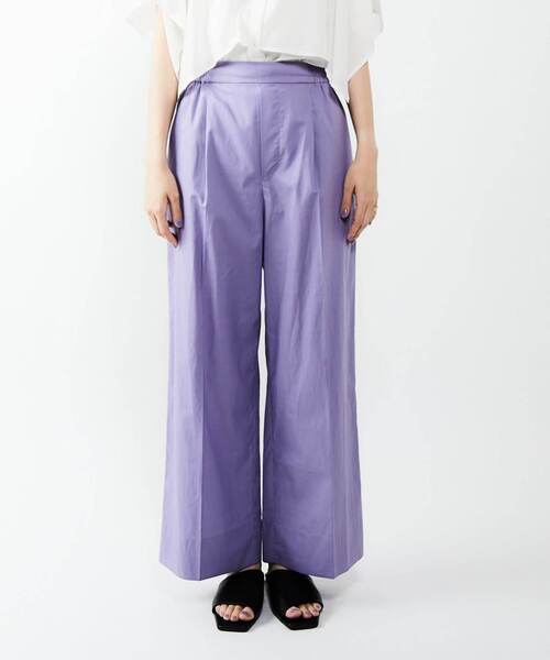 nota(ノータ)の「カラーワイドパンツ(その他パンツ・レディース・ブラウン/カーキ/オレンジ/ライラック・2/3)」の4枚目の写真