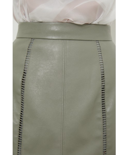 rienda（リエンダ）の「フェイクレザーマーメイドヘムスカート（スカート・レディース・ブラック/グリーン/キャメル・SMALL/MEDIUM）」の10枚目の写真