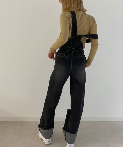 Avvenente（アベネンテ）の「【Avvenente】ヘンリーネックロングTシャツ（Tシャツ/カットソー・レディース・ブラック/ベージュ/ピンク・M）」の9枚目の写真