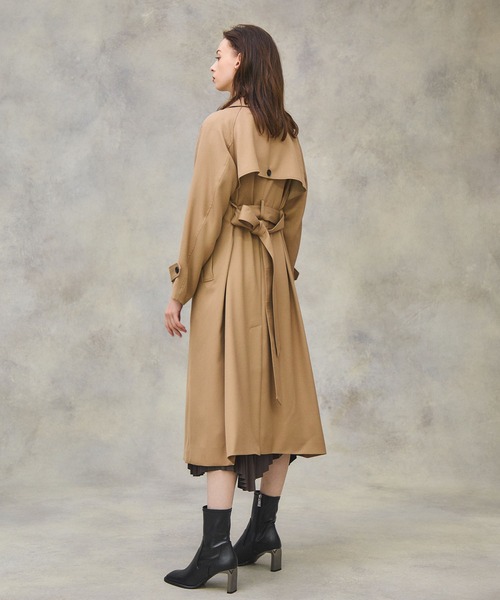 PUBLIC TOKYO ダブルラペルトレンチコート PUBLIC TOKYO（パブリックトウキョウ）の「ダブルラペルトレンチ