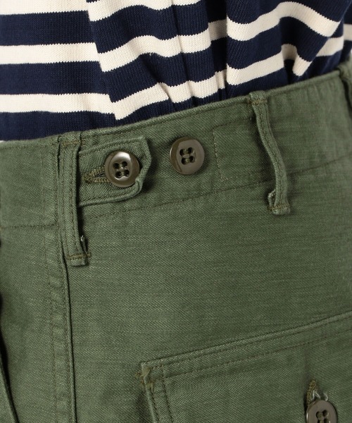 orSlow(オアスロウ)の「orSlow | バックサテン ファティーグパンツ MEN(その他パンツ・メンズ・グリーン・1/2/3)」の7枚目の写真