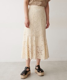FREE'S MART | 【Sシリーズ対応】◆ラウンドペプラムマーメイドレーススカート(スカート)