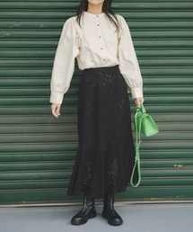 FREE'S MART | 【Sシリーズ対応】◆ラウンドペプラムマーメイドレーススカート(スカート)