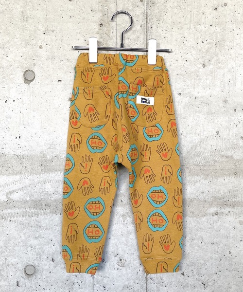 HOGAN RANCH WEAR（ホーガンランチウエア）の「ソウガラサルエルロングパンツ（H-6722/80～120cm）（その他パンツ・キッズ・キャメル/オフホワイト/サンドベージュ/ライトブルー/ストライプ/マルチ/アイボリー/ベージュ/キナリ・80/90/95/100/110/120）」の7枚目の写真