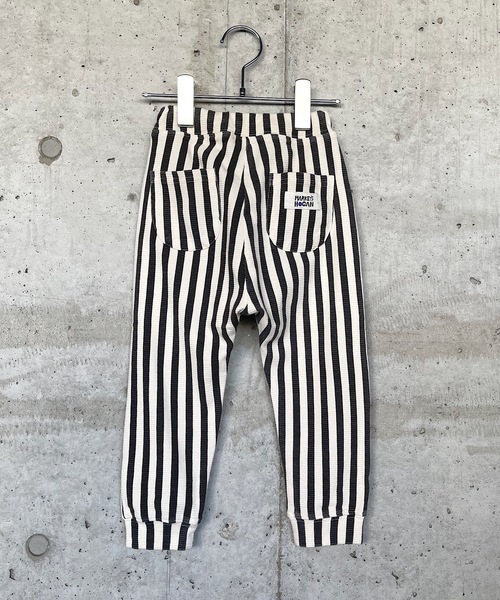 HOGAN RANCH WEAR（ホーガンランチウエア）の「ソウガラサルエルロングパンツ（H-6722/80～120cm）（その他パンツ・キッズ・キャメル/オフホワイト/サンドベージュ/ライトブルー/ストライプ/マルチ/アイボリー/ベージュ/キナリ・80/90/95/100/110/120）」の9枚目の写真