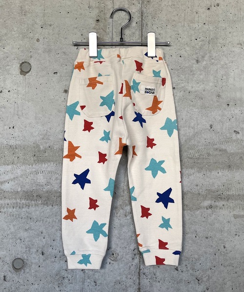 HOGAN RANCH WEAR（ホーガンランチウエア）の「ソウガラサルエルロングパンツ（H-6722/80～120cm）（その他パンツ・キッズ・キャメル/オフホワイト/サンドベージュ/ライトブルー/ストライプ/マルチ/アイボリー/ベージュ/キナリ・80/90/95/100/110/120）」の3枚目の写真