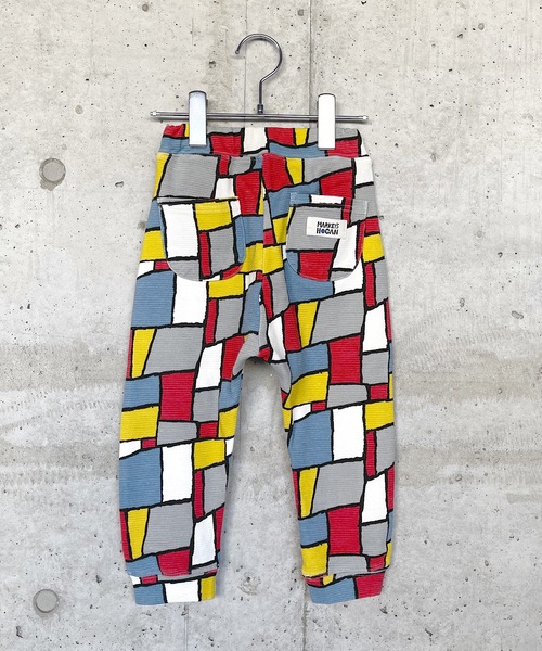 HOGAN RANCH WEAR（ホーガンランチウエア）の「ソウガラサルエルロングパンツ（H-6722/80～120cm）（その他パンツ・キッズ・キャメル/オフホワイト/サンドベージュ/ライトブルー/ストライプ/マルチ/アイボリー/ベージュ/キナリ・80/90/95/100/110/120）」の8枚目の写真