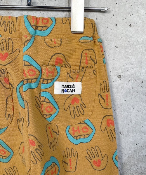 HOGAN RANCH WEAR（ホーガンランチウエア）の「ソウガラサルエルロングパンツ（H-6722/80～120cm）（その他パンツ・キッズ・キャメル/オフホワイト/サンドベージュ/ライトブルー/ストライプ/マルチ/アイボリー/ベージュ/キナリ・80/90/95/100/110/120）」の16枚目の写真