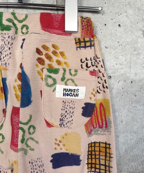 HOGAN RANCH WEAR（ホーガンランチウエア）の「ソウガラサルエルロングパンツ（H-6722/80～120cm）（その他パンツ・キッズ・キャメル/オフホワイト/サンドベージュ/ライトブルー/ストライプ/マルチ/アイボリー/ベージュ/キナリ・80/90/95/100/110/120）」の13枚目の写真