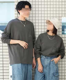 PairPair（ペアペア）の「ポケット刺繍ロンT（ユニセックス）（Tシャツ/カットソー・メンズ）」