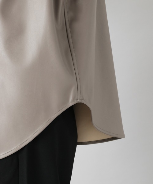 RAGEBLUE（レイジブルー）の「シンセティックレザーシャツ/215199（シャツ/ブラウス・メンズ・ブラック/ベージュ/ピンク・MEDIUM/LARGE）」の15枚目の写真