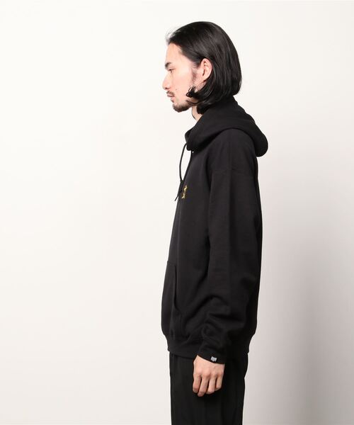BOUNTY HUNTER(バウンティーハンター)の「BxH Palm Tree Logo Pullover Pk(パーカー・メンズ・ホワイト/ブラック・LARGE/MEDIUM/X-LARGE)」の3枚目の写真