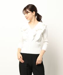 Apuweiser-riche | ラッフルリブニット(ニット/セーター)