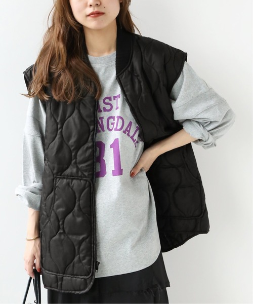 ROTHCO（ロスコ）の「【ROTHCO/ロスコ】QUILTED WOOBIE VEST：ベスト◆（ベスト・レディース・ブラック/カーキ・MEDIUM）」の2枚目の写真
