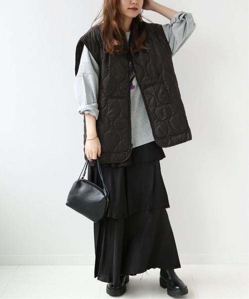 ROTHCO（ロスコ）の「【ROTHCO/ロスコ】QUILTED WOOBIE VEST：ベスト◆（ベスト・レディース・ブラック/カーキ・MEDIUM）」の8枚目の写真