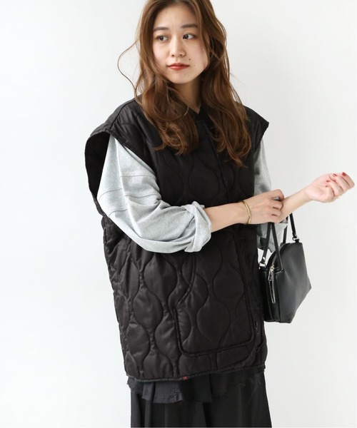 ROTHCO（ロスコ）の「【ROTHCO/ロスコ】QUILTED WOOBIE VEST：ベスト◆（ベスト・レディース・ブラック/カーキ・MEDIUM）」の11枚目の写真