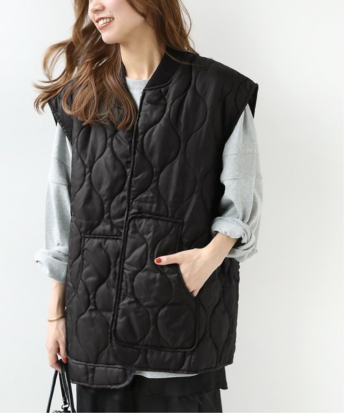 ROTHCO（ロスコ）の「【ROTHCO/ロスコ】QUILTED WOOBIE VEST：ベスト◆（ベスト・レディース・ブラック/カーキ・MEDIUM）」の12枚目の写真