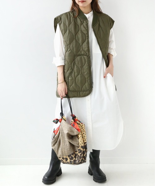 ROTHCO（ロスコ）の「【ROTHCO/ロスコ】QUILTED WOOBIE VEST：ベスト◆（ベスト・レディース・ブラック/カーキ・MEDIUM）」の14枚目の写真