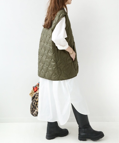 ROTHCO（ロスコ）の「【ROTHCO/ロスコ】QUILTED WOOBIE VEST：ベスト◆（ベスト・レディース・ブラック/カーキ・MEDIUM）」の15枚目の写真