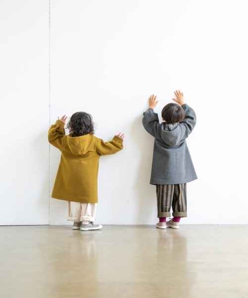 LOWRYS FARM（ローリーズファーム）の「Ｗフェイスダッフルコート　944845（ダッフルコート・キッズ・グレー/ブラウン/カーキ/イエロー・110cm/120cm/130cm）」の6枚目の写真