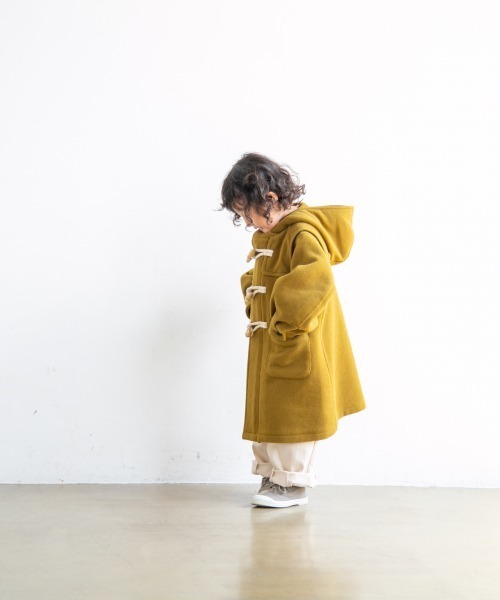 LOWRYS FARM（ローリーズファーム）の「Ｗフェイスダッフルコート　944845（ダッフルコート・キッズ・グレー/ブラウン/カーキ/イエロー・110cm/120cm/130cm）」の10枚目の写真