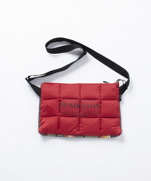 PENDLETON（ペンドルトン）の「【TAION】×【PENDLETON】アシメトリーサコッシュ #PDT-TON-213004（ショルダーバッグ・メンズ・ホワイト系4/ブラック系4/ベージュ系3/グリーン系3/ネイビー系3/レッド系3・FREE）」の11枚目の写真