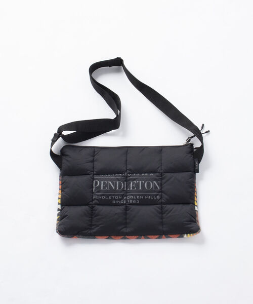 PENDLETON（ペンドルトン）の「【TAION】×【PENDLETON】アシメトリーサコッシュ #PDT-TON-213004（ショルダーバッグ・メンズ・ホワイト系4/ブラック系4/ベージュ系3/グリーン系3/ネイビー系3/レッド系3・FREE）」の8枚目の写真