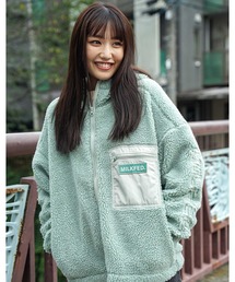 MILKFED. | SLEEVE LOGO HOODED JACKET(ブルゾン)