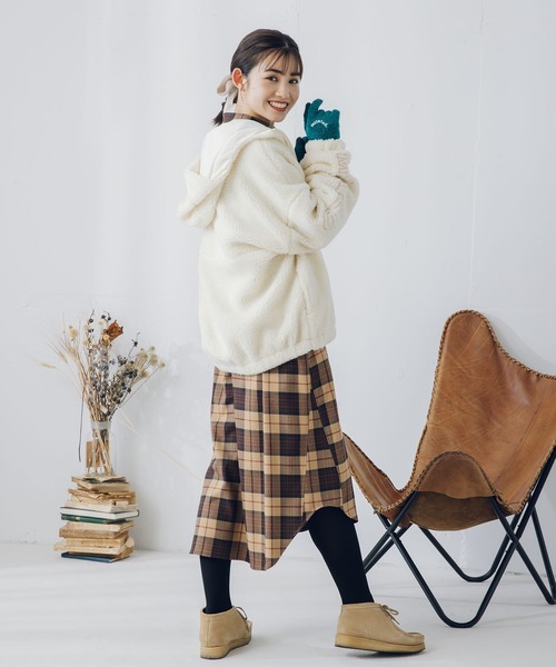 MILKFED.（ミルクフェド）の「SLEEVE LOGO HOODED JACKET