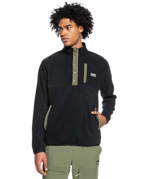 Quiksilver(クイックシルバー)の「NO DESTINATION 2 HAL/クイックシルバープルオーバーフリース(その他トップス・メンズ・ホワイト/ブラック/ネイビー・MEDIUM/LARGE/SMALL)」の2枚目の写真