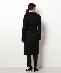 【良品】MICHAEL KORS メルトン ライダース ウール コート ブラック 良品】MICHAEL KORS メルトン ライダース ウール コート ブラック