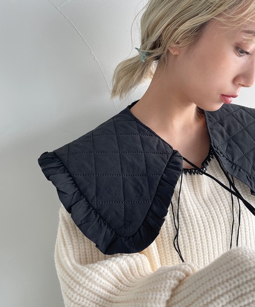 SANSeLF(サンセルフ)の「マルチデザイン付け襟 sana21a007【SANSeLF】(付け襟・レディース・ホワイト/ブラック/ブルー/ホワイト系その他/ブラック系その他/ブラック系その他2/ブラック系その他3/ブラック系その他4/パープル/オレンジ/ホワイト系その他2・FREE)」の20枚目の写真